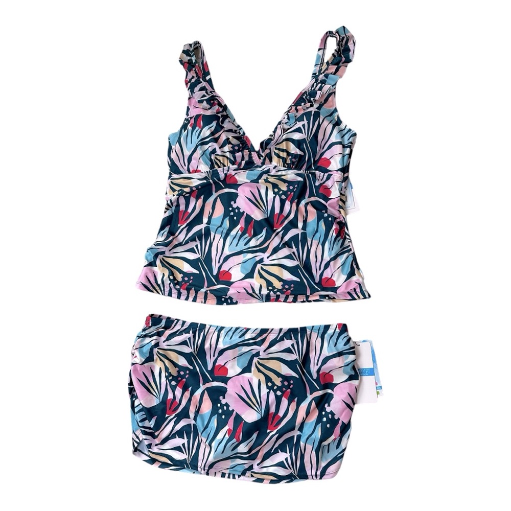 Simply fit swimwear floral bikini set new with tag